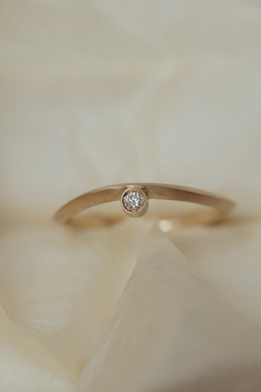 Anel Organic Luz 2mm