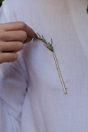 Vaso Broche Prata