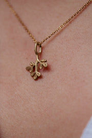 Pingente Colar Arrudinha Dourado