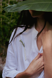Vaso Broche Prata