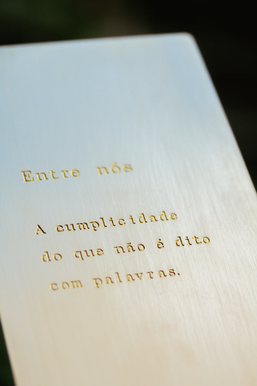 Placa Entre Nós