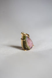 Pingente Turmalina Melancia 18k