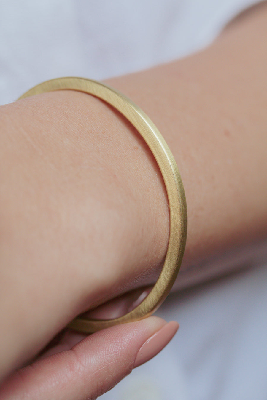 Bracelete Liso Fio Quadrado