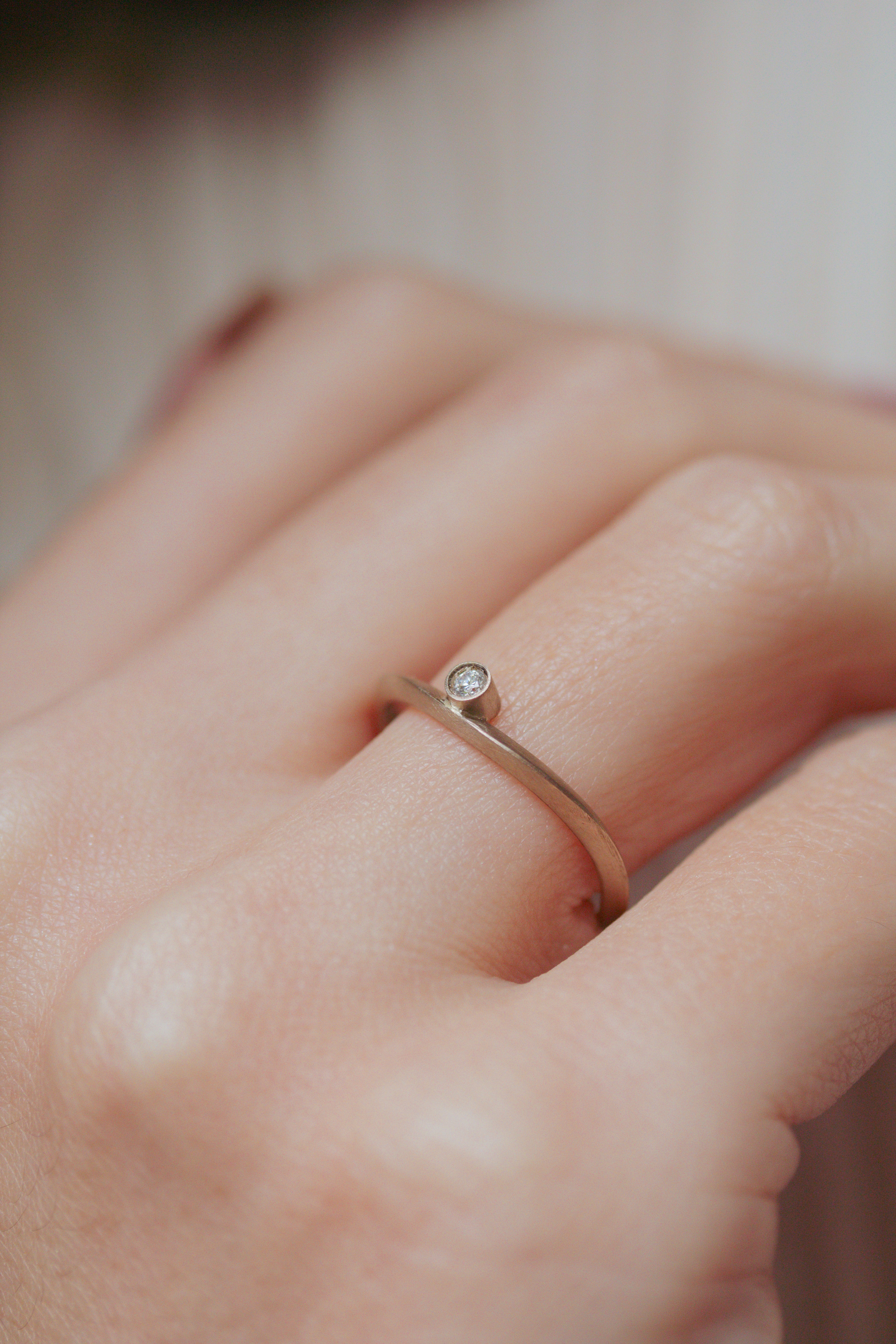 Anel Organic Luz 2mm