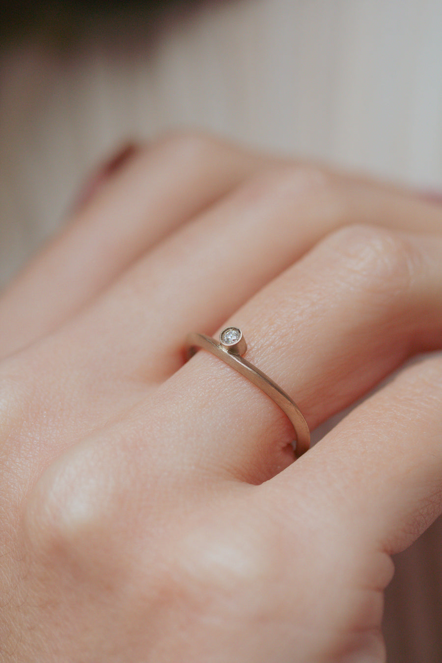 Anel Organic Luz 2mm