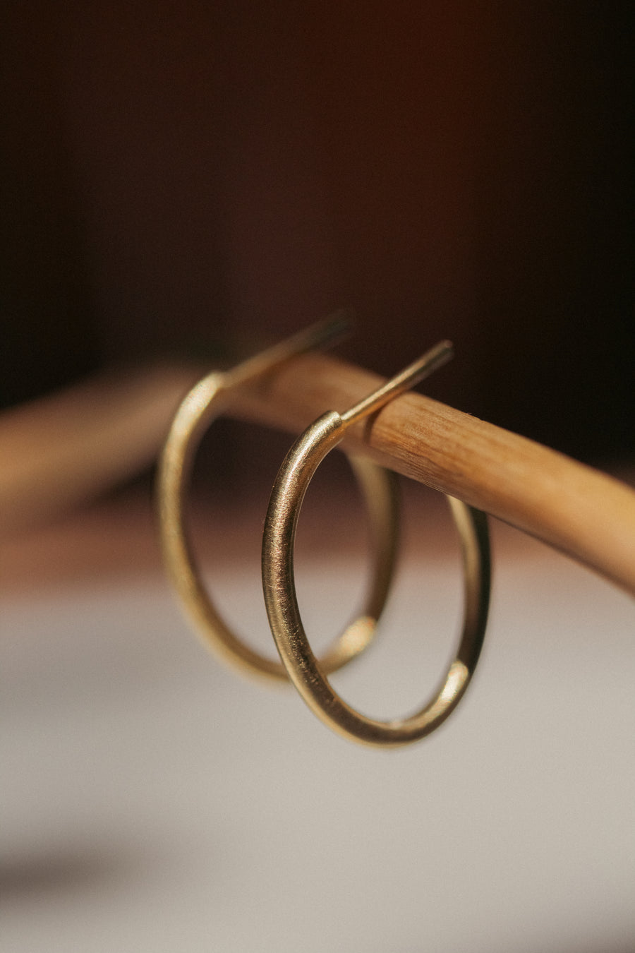 Brinco Argola Oval Dourado