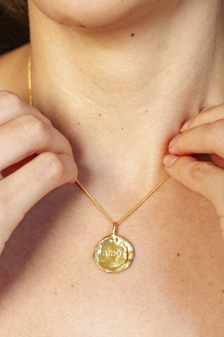 Colar Fluir Personalize Dourado