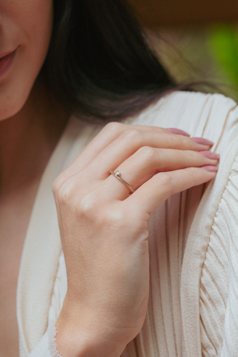 Anel Organic Luz 2mm