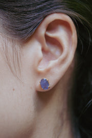 Brinco Tanzanita Ouro 18k