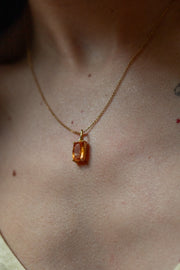 Pingente Topázio Imperial P Ouro 18k