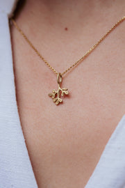 Pingente Colar Arrudinha Dourado