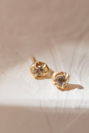 Brinco Topázio Dourado