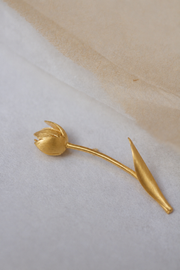 Broche Tulipa Dourado