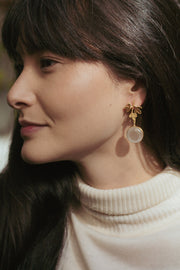 Brinco Arruda Cristal Dourado