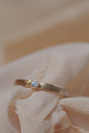 Solitário Encontro Prata 950 com Zirconia