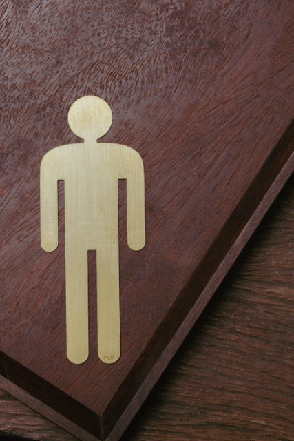 Placa de Sinalização para Banheiro