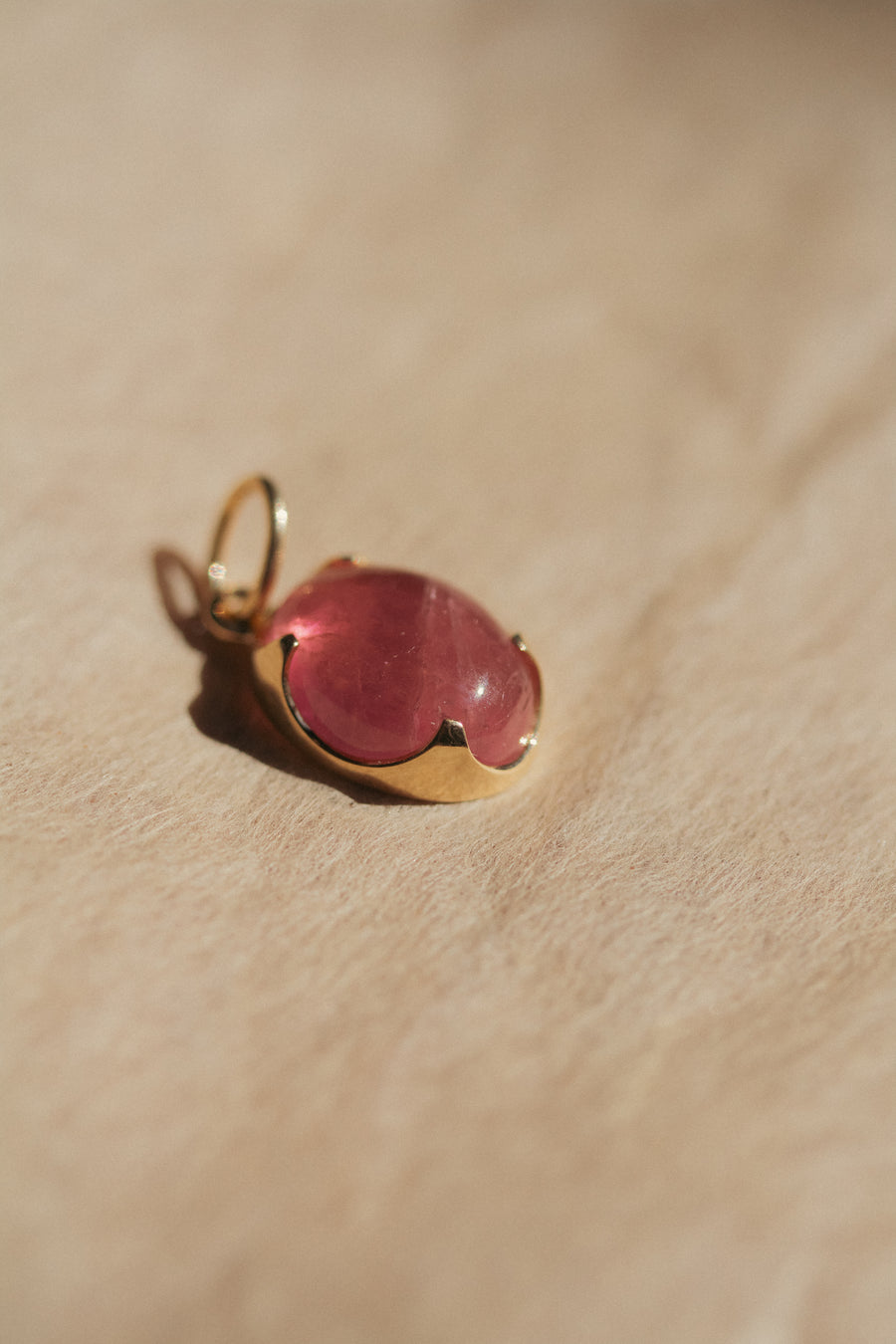 Pingente Turmalina Rosa